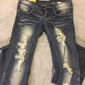 Machine Ripped jeans